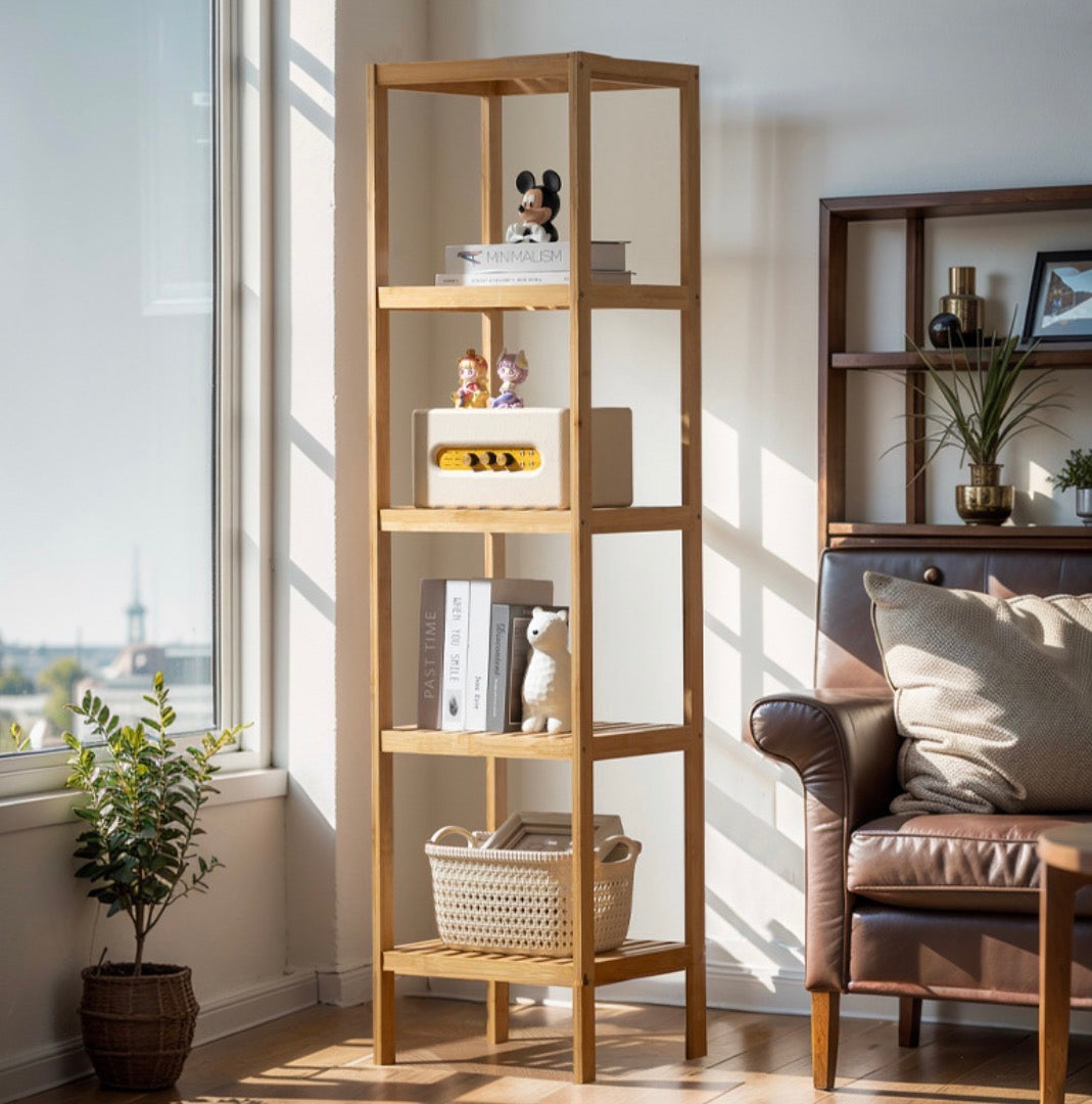Multi-layer Bamboo Storage Self