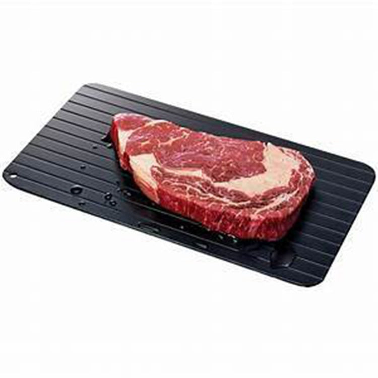 Food-grade aluminum rapid defrosting plate