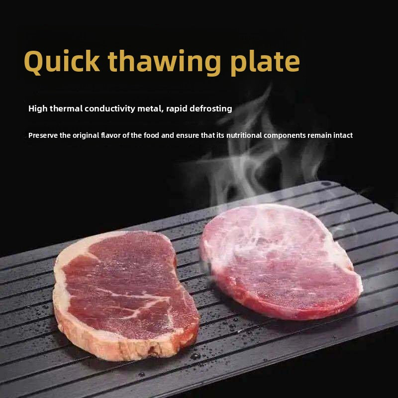 Food-grade aluminum rapid defrosting plate