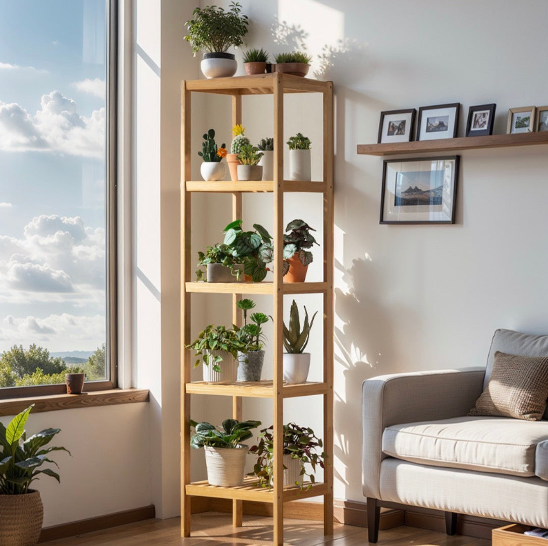Multi-layer Bamboo Storage Self